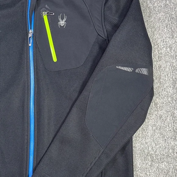 Spyder Bandit Full Zip Fleece Stryke Jacket Men’s Large Core Sweater Black
